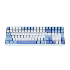 BÀN PHÍM CƠ CÓ DÂY GAMING 3 MODE AULA S100 PRO  (Xanh dương+trắng+tím/ Red switch)