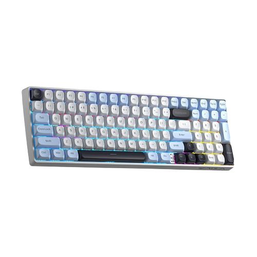 BÀN PHÍM CƠ CÓ DÂY GAMING 3 MODE AULA S100 PRO  (Xanh dương+trắng+tím đậm/ Brown switch)