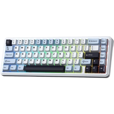 BÀN PHÍM CƠ GAMING 3 MODE AULA F65  (Xanh dương + Trắng + Tím đậm/ Reaper switch)