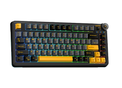 BÀN PHÍM CƠ GAMING 3 MODE AULA AU75 (Phiên bản màu Đen+xám+cam/ Star Vector Switch)