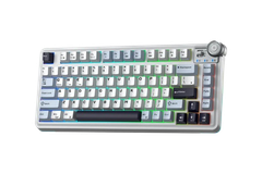 BÀN PHÍM CƠ GAMING CÓ DÂY 3 MODE AULA AU75(màu Xanh dương + Trắng + Tím đậm/ Star Vector Switch)