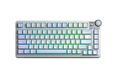 BÀN PHÍM CƠ GAMING CÓ DÂY 3 MODE AULA AU75(Xanh nhạt + Trắng + Xanh đậm/ Star Vector Switch)