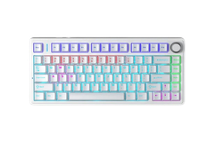 BÀN PHÍM CƠ GAMING CÓ DÂY AULA F75( màu trắng/ Red switch)