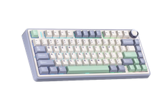 BÀN PHÍM CƠ GAMING CÓ DÂY 3 MODE AULA F75 (Phiên bản Ice Green/Tím nhạt+be+xanh lá/ Reaper switch)