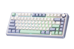 BÀN PHÍM CƠ GAMING CÓ DÂY 3 MODE AULA F75 (Phiên bản Ice Green/Tím nhạt+be+xanh lá/ Reaper switch)