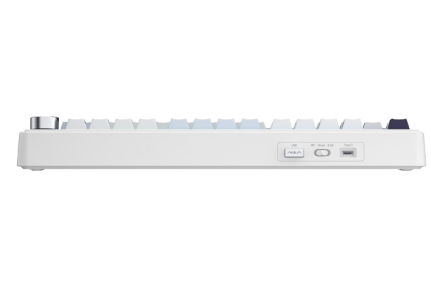 BÀN PHÍM CƠ GAMING CÓ DÂY 3 MODE AULA F75 (Ice Blue/Xanh + trắng + tím đậm/ Ice Vein switch)