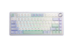 BÀN PHÍM CƠ GAMING CÓ DÂY 3 MODE AULA F75 (Phiên bản Ice Green/Tím nhạt+be+xanh lá/ Reaper switch)