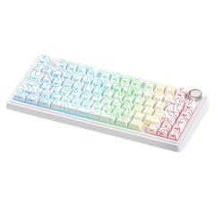 BÀN PHÍM CƠ GAMING CÓ DÂY 3 MODE ULA F75 (3 mode/ Trắng contour/ Seiya - Star Vector Switch) F7518