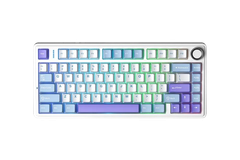 BÀN PHÍM CƠ GAMING CÓ DÂY 3 MODE AULA F75 (Xanh dương+trắng+tím/ Star Vector switch) F7508