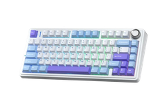 BÀN PHÍM CƠ GAMING CÓ DÂY 3 MODE AULA F75 (Xanh dương+trắng+tím/ Reaper switch) F7519