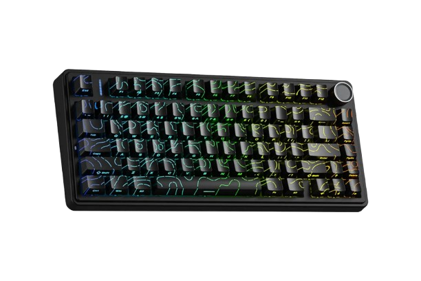 BÀN PHÍM CƠ GAMING CÓ DÂY 3 MODE ULA F75 (3 mode/ Đen contour/ Seiya - Star Vector Switch) F7517