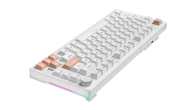 Bàn phím cơ có dây Dare-U EK75 Full White/Dream (Linear) Switch