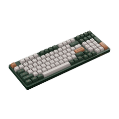 Bàn phím cơ không dây AKKO 3098 RF World Tour London | AKKO switch v3 - Cream Blue Pro