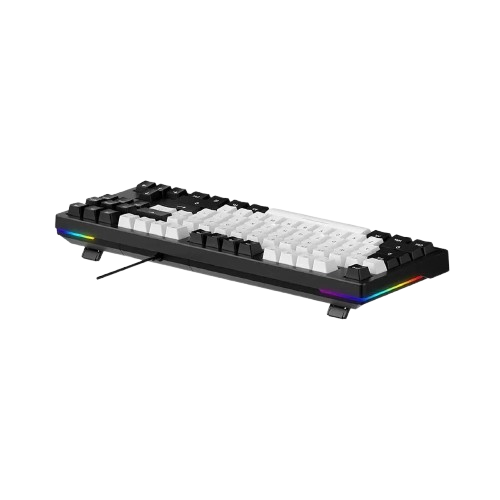 Bàn phím có dây DARE-U EK87 V2 White Black