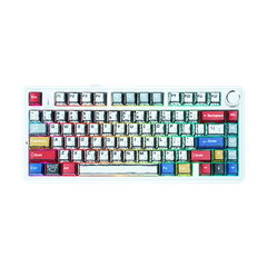 BÀN PHÍM CƠ GAMING CÓ DÂY 3 MODE AULA F75 (màu Comic/ Reaper switch) F7521