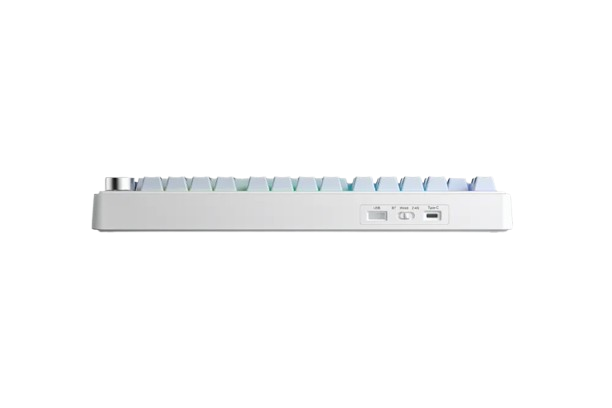 BÀN PHÍM CƠ GAMING CÓ DÂY 3 MODE AULA F75/ F75 PRO (Trắng + xanh dương gradient - Seiya/Star Vector switch) F7503