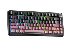 BÀN PHÍM CƠ GAMING CÓ DÂY 3 MODE AULA F75 (Đen + Hồng Gradient / Reaper Switch) F7514