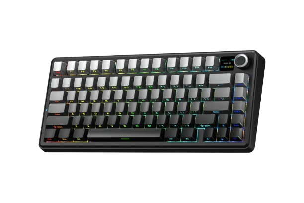 BÀN PHÍM CƠ GAMING CÓ DÂY 3 MODE AULA F75 MAX ( Xám + Đen gradient/ Reaper switch) F7515