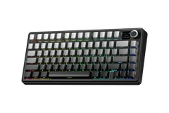 BÀN PHÍM CƠ GAMING CÓ DÂY 3 MODE AULA F75 MAX ( Xám + Đen gradient/ Reaper switch) F7515