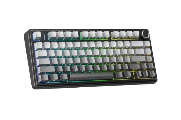 BÀN PHÍM CƠ GAMING CÓ DÂY 3 MODE AULA F75 MAX ( Xám + Đen gradient/ Reaper switch) F7515