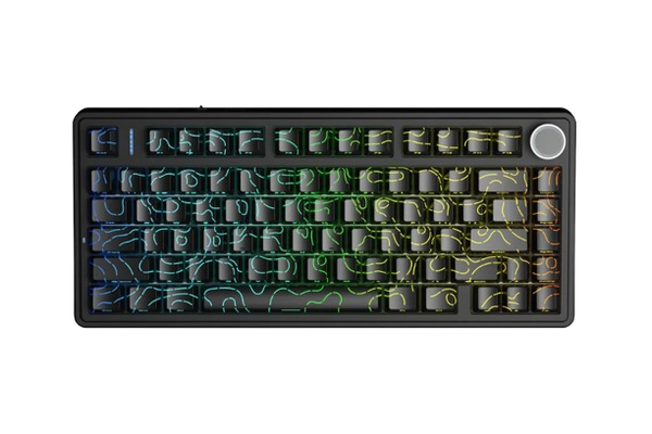 BÀN PHÍM CƠ GAMING 3 MODE AULA F75 MAX (Xám + đen gradient contour/ Reaper switch) F7520