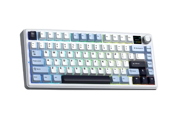 BÀN PHÍM CƠ GAMING 3 MODE AULA F75 MAX (Phiên bản Xanh + trắng + tím đậm/ Reaper switch) F7516