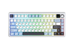 BÀN PHÍM CƠ GAMING 3 MODE AULA F75 MAX (Phiên bản Xanh + trắng + tím đậm/ Reaper switch) F7516