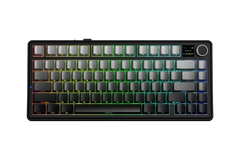 BÀN PHÍM CƠ GAMING CÓ DÂY 3 MODE AULA F75 MAX ( Xám + Đen gradient/ Reaper switch) F7515