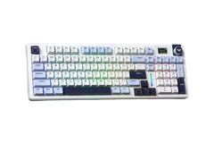 BÀN PHÍM CƠ GAMING CÓ DÂY 3 MODE AULA S98 PRO(Xanh dương + trắng + tím đậm/ Paleo dust switch/ Pin 4000mAh) S9805