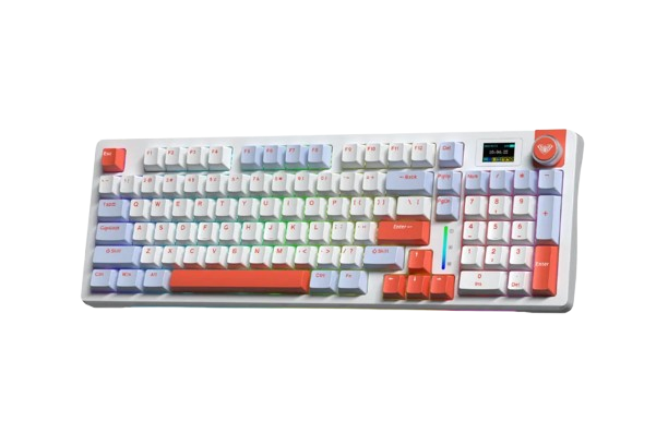 BÀN PHÍM CƠ GAMING 3 MODE AULA S98 PRO (Xanh dương + trắng + cam/ Nimbus V3 switch/ Pin 4000mAh) S9807