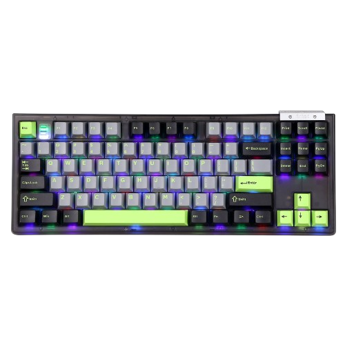 Bàn phím cơ không dây Darmoshark TOP 87 Tri-mode Black