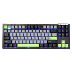 Bàn phím cơ không dây Darmoshark TOP 87 Tri-mode Black