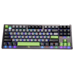 Bàn phím cơ không dây Darmoshark TOP 87 Tri-mode Black