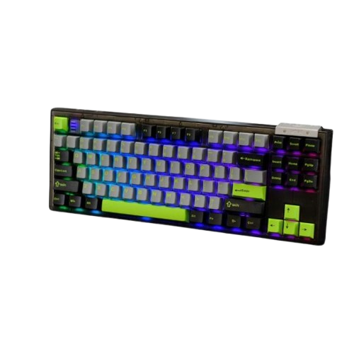 Bàn phím cơ không dây Darmoshark TOP 87 Tri-mode Black