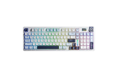 BÀN PHÍM CƠ GAMING 3 MODE AULA S98 PRO (Xanh dương + trắng + tím đậm/ Star Vector switch/ Pin 5000mAh) S9812