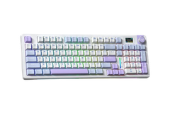 BÀN PHÍM CƠ GAMING 3 MODE AULA S98 PRO (Xanh dương + trắng + tím/Caramel Latte switch/Pin 4000mAh) S9808
