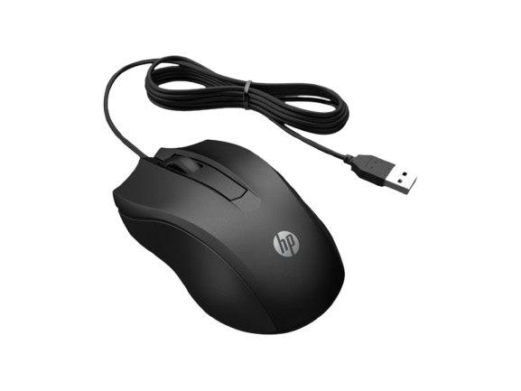 Chuột Vi Tính Có Dây Wired USB HP 105 black A/P 822M9AA