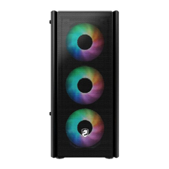 Vỏ máy tính Case Vitra Cruise AX3 - Đen (Micro ATX/ kèm sẵn 4 fan RGB)