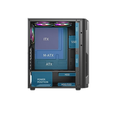 Vỏ máy tính Case  COOLERPLUS  G3 Panther lightning