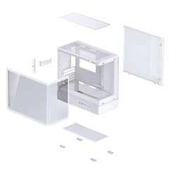 Vỏ máy tính CASE PC JONSBO M-ATX D200 WHITE