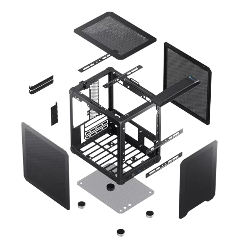 Vỏ máy tính Case JONSBO C6 HANDLE BLACK