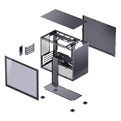 Vỏ máy tính Case PC JONSBO D32 STD BLACK