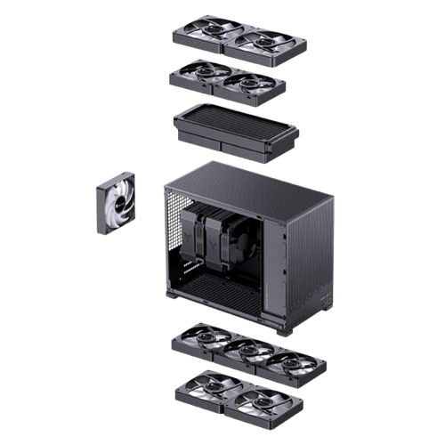 Vỏ máy tính Case PC JONSBO D32 STD BLACK