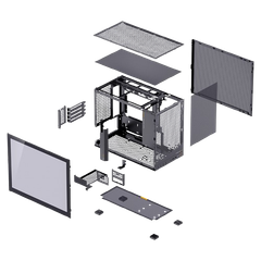 Vỏ máy tính Case PC JONSBO D32 PRO BLACK