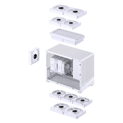 Vỏ máy tính Case PC JONSBO D32 PRO WHITE