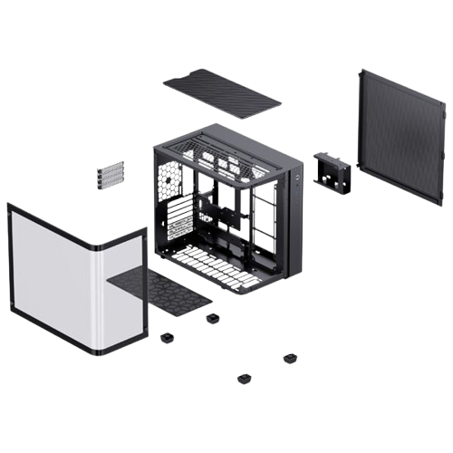 Vỏ máy tính Case PC JONSBO TK-3 BLACK