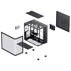 Vỏ máy tính Case PC JONSBO TK-3 BLACK