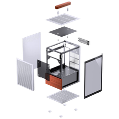 Vỏ máy tính Case PC JONSBO T6 SILVER