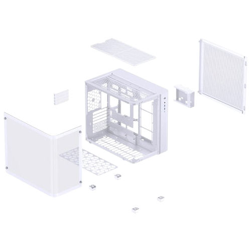Vỏ máy tính Case PC JONSBO TK-3 WHITE