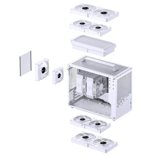 Vỏ máy tính Case PC M-ATX JONSBO Z20 MINI TOWER M-ATX WHITE